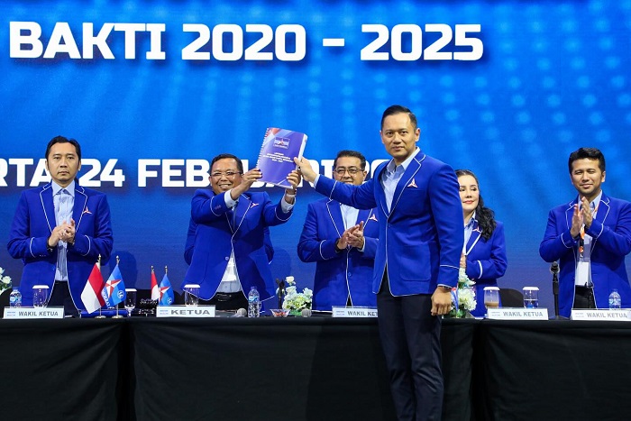 Agus Harimurti Yudhoyono (AHY) terpilih kembali menjadi Ketua Umum Partai Demokrat periode 2025-2030. (Facebook.com @Agus Yudhoyono)